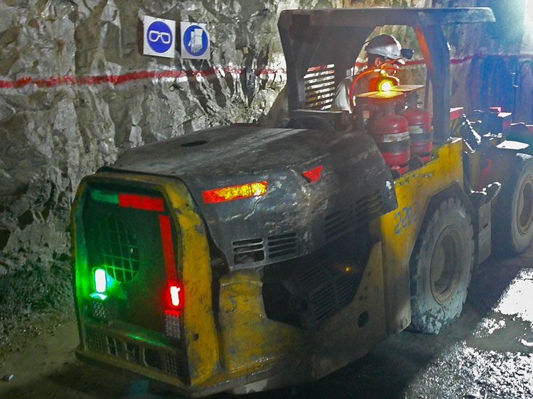 Trackless Mining